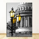DecorBites™ Nordic Landscape Canvas Print Set - Yellow Scenery