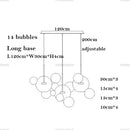DecorBites™ Nordic LED Bubble Chandelier for Home Lighting