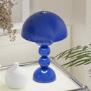 Glossy yellow nordic led table lamp bedroom usb dimmable light
