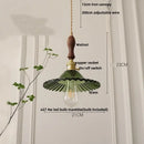DecorBites™ Nordic LED Pendant Light Green Glass Hanging Fixture