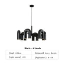 DecorBites™ Nordic LED U Shape Ceiling Chandelier-Living Room Bedroom