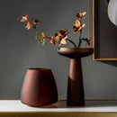 DecorBites™ Nordic Luxe Frosted Glass Vase/Table Decoration