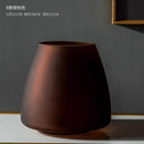 DecorBites™ Nordic Luxe Frosted Glass Vase/Table Decoration