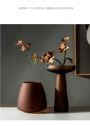 DecorBites™ Nordic Luxe Frosted Glass Vase/Table Decoration