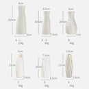 DecorBites™ Nordic Plastic Vase for Modern Home Decor