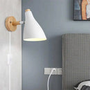 DecorBites™ Nordic Plug In Wood Wall Sconce