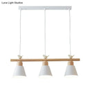 DecorBites™ Nordic Shaded Hanging Island Light Metal Pendant with Bird Decor - 3-Head Dining Room Drop