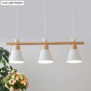 DecorBites™ Nordic Shaded Hanging Island Light Metal Pendant with Bird Decor - 3-Head Dining Room Drop