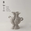 DecorBites™ Nordic Style Ceramic Flower Pot - White