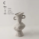 DecorBites™ Nordic Style Ceramic Flower Pot - White