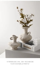 DecorBites™ Nordic Style Ceramic Flower Pot - White