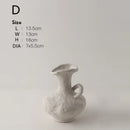 DecorBites™ Nordic Style Ceramic Flower Pot - White
