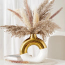DecorBites™ Nordic Style Circle Vase for Flower Arrangement