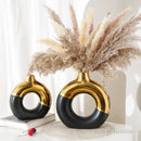 DecorBites™ Nordic Style Circle Vase for Flower Arrangement