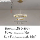 DecorBites™ Nordic Style Crown Crystal Flower Pendant Light