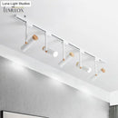 DecorBites™ Nordic Tubular Metallic Spotlight with Wood Cap
