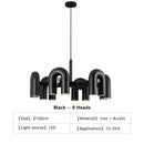 DecorBites™ Nordic U Shape LED Ceiling Chandelier