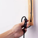 DecorBites™ Nordic Wood Plug In Wall Sconce