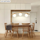 Wood Arc Pendant Light