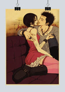 Vintage japan anime nana kraft poster bedroom wall art