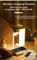DecorBites™ Novelty floating lamp with 10 W  detachable wireless charger decorative light for bedroom/office