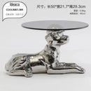 Decorbites octopus glass gold resin side table living room accent