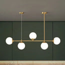 Gold Opaline Glass Pendant