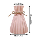 DecorBites™ Origami Style European Plastic Flower Vase