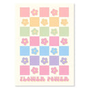 DecorBites™ Pastel Abstract Flower Wall Art Print