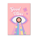 DecorBites™ Pastel Abstract Flower Wall Art Print