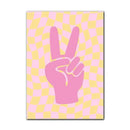 DecorBites™ Pastel Danish Flower Wall Art Print