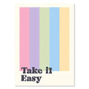 DecorBites™ Pastel Danish Flower Wall Art Print