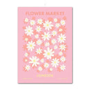 DecorBites™ Pastel Smiley Flower Wall Art for Home
