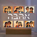 Custom photo acrylic lamp bedroom night light gift