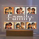 Custom photo acrylic lamp bedroom night light gift