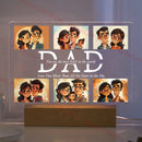 Custom photo acrylic lamp bedroom night light gift