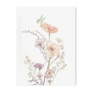 DecorBites™ Personalized Pink Floral Nursery Wall Art