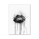 DecorBites™ Pink Aesthetic Modern Wall Art for Girl's Bedroom