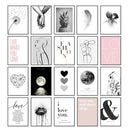 DecorBites™ Pink Aesthetic Wall Art Prints for Girl's Bedroom