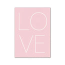 DecorBites™ Pink Aesthetic Wall Art Prints for Girl's Bedroom
