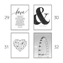 DecorBites™ Pink Aesthetic Wall Art Prints - Girl Bedroom