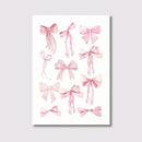DecorBites™ Pink Bows Wall Art Set - 3 Pieces