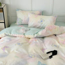 DecorBites™ Pink Floral Bedding Set - Queen Size