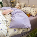 DecorBites™ Pink Flowers Duvet Cover Set for Girls and Boys