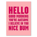 DecorBites™ Pink Makeup Funny Quote Art Poster