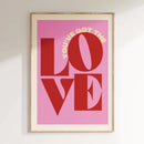 DecorBites™ Pink Music Lyrics Wall Art Canvas