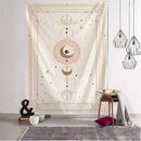 DecorBites™ Pink Planet Tarot Tapestry Wall Hanging Psychedelic Witchcraft Mystic Hippie Tapiz Art Boho Home Decor