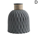 DecorBites™ Plastic Flower Arrangement Vase - Home Décor