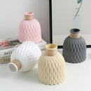 DecorBites™ Plastic Flower Arrangement Vase - Home Décor