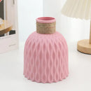 DecorBites™ Plastic Flower Arrangement Vase - Home Décor